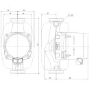 Grundfos Heizungspumpe ALPHA1 Grauguss, 25-60 PN 10 Rp...