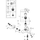 GROHE Einhandmischer Wanne Eurosmart NEU Wandmontage,...