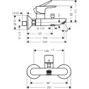 Hansgrohe TALIS E Einhandmischer Wanne