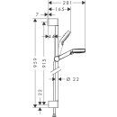 Hansgrohe CROMETTA Brausestangenset Vario 900mm