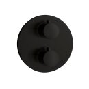 Herzbach DEEP BLACK Unterputz Thermostat round für 3...