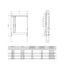 Herotec Verteilerschrank Unterputzputz UVS 1050