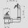 Sanit Ab-u.Überlaufgarnitur G1 1/2 ohne Geräteanschluss