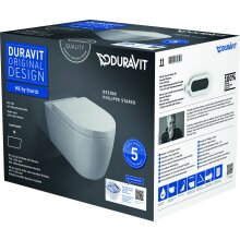 Duravit Tiefspül-WWC ME by Starck Set Rimless 370x570mm