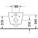 Duravit Tiefspül-WWC ME by Starck Set Rimless 370x570mm