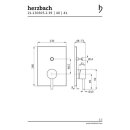 Herzbach DESIGN IX PVD Wannenfüll- und...