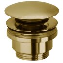 Herzbach DESIGN IX PVD Universal Ablaufventil 1 1/4" rund Brass