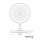 Herzbach DESIGN IX PVD Regenbrause round Ø 300 mm...