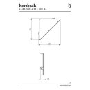 Herzbach DESIGN IX PVD Duschutensilien-Eckablage Copper