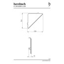 Herzbach Duschutensilien-Eckablage iX edelstahl