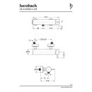 Herzbach DEEP iX Brausebatterie Aufputz