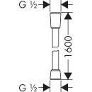 Hansgrohe Brauseschlauch Isiflex B 1600mm chrom