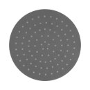 Herzbach DEEP Grey Regenbrause round Ø 250 mm