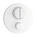 Herzbach DEEP White Unterputz Thermostat PUSH round...