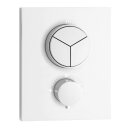 Herzbach DEEP White Unterputz Thermostat PUSH square...