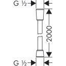 Hansgrohe Brauseschlauch Isiflex B 2000mm chrom