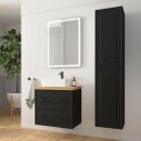 Waschtischunterschrank Renoir 600 Black Velvet mit 2...