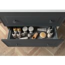 Waschtischunterschrank Renoir 800 Anthrazitgrau mit 2...