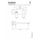 Herzbach CEO Waschtisch-Unterputzbatterie Farbset...