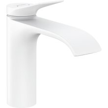 hansgrohe Einhandmischer Waschtisch Vivenis ComfortZone 110 ohne Ablaufgarnitur mattweiß