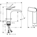 hansgrohe Waschtischmischer  Vivenis ComfortZone 110...