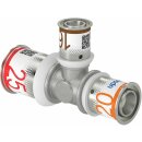 Uponor T-Stück S-Press PLUS reduziert aus Messing,...