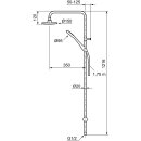 Mora Cera Shower System S5 Chrom