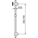 Mora Cera S5 Wandstange 790 mm höhenverstellbar Chrom