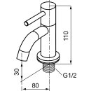 Mora Zapfventil / Standventil für Kaltwasser 1/2"