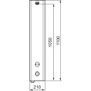 Mora tronic Duschpaneel WMS, mit Thermostatfunktion,...