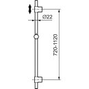 Mora Cera S5 Wandstange 1120mm höhenverstellbar Chrom