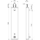 Duschelement SECURITHERM Batteriebetrieb Mit Regenstrahl-Brausekopf 10 L/min