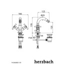 Herzbach STILO Bidet-Einlochbatterie