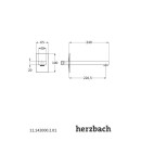 Herzbach NEO CASTELL Wandauslauf 240mm