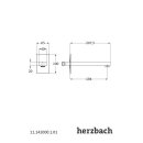 Herzbach NEO CASTELL Wandauslauf 207mm