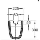 Geberit M100 Halbsäule inklusive Bef. für Waschtisch weiß