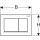 Geberit Betätigungsplatte Omega30 f 2-Mengen-Ausl. we - hochgl. VC - weiß