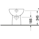 Duravit Stand-Tiefspül-WC D-Code Abgang waagerecht 480x355mm weiß