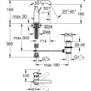 Grohe WT-Hebelmischer Essence NEU M-Size, schwenkbarer U-Auslauf verchromt