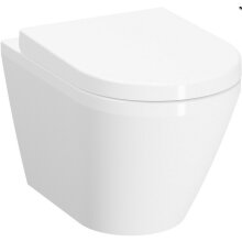 Vitra S100 Wand-Tiefspül-WC geschl. Form Ausld. 540mm randlos verdeckte Bef. weiß