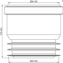 PoloPlast Übergangsrohr i./i. PKRI Polo-Kal NG DN 110/110
