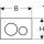 Geberit Betätigungsplatte Sigma20 f 2-Mengen-Ausl. ES gebürstet / poliert