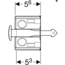 Geberit Rohbau-Set WC-Steuerung Netz