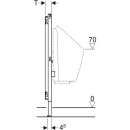 Geberit Duofix Urinal-Element für Aufputz-Druckspüler BH 1120 - 1300mm