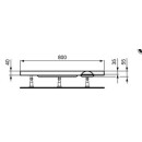 IS S100 Acryl Viertelkreis BRW 800x800x35mm, Radius 500mm weiß