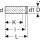 Geberit PE Anschlussstutzen mit Steckmuffe, für Wand-WC DN100/ 90