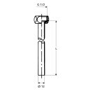 Schell Kupferrohr-Garnitur 1/2 m. ÜM d=12mm (Set=2...