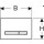 Geberit Betätigungsplatte Sigma50 f 2-M-Ausl. Zinkguss Kunstst. alpinw.