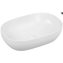 Vitra L300 Aufsatzschale dünnwandig oval 590x405x145mm weiß-clean