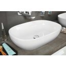 Vitra L300 Aufsatzschale dünnwandig oval 590x405x145mm weiß-clean